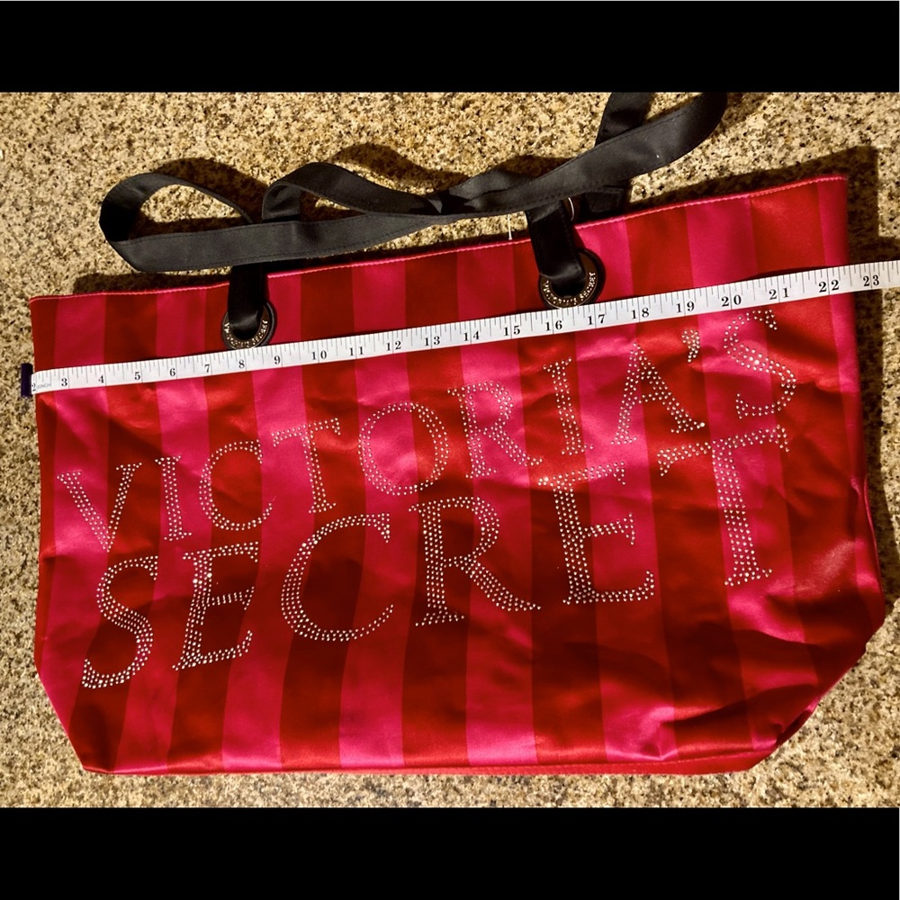 Victoria’s Secret Pink Stripe Travel Beach Bag